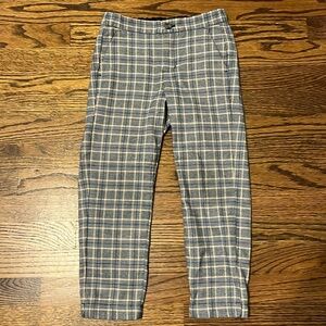 Janie and Jack plaid tweed pants size 6